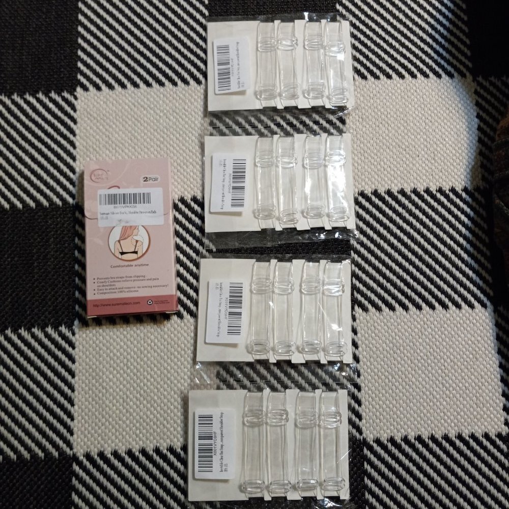 Lot of 4 Bra straps and one bra strap cusions - Picture 2 of 3